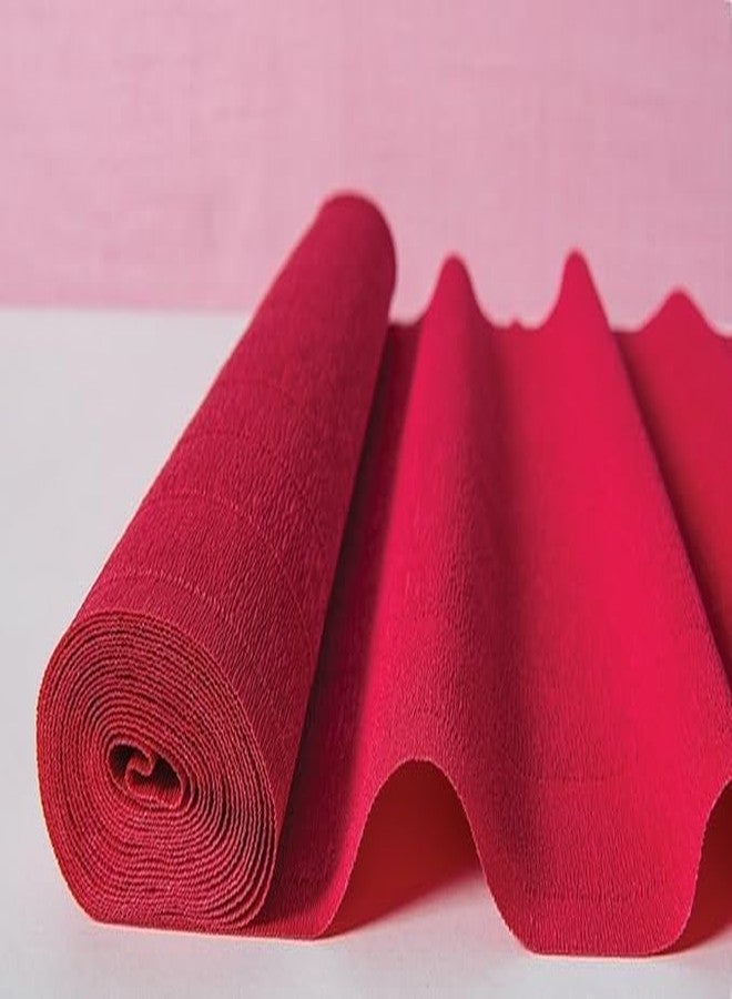 SEJASCOLLECTIONS |Set of 6, Multicolor| Best Quality Crepe / Wrinkled Paper Rolls, for DIY Flower Making and Wrapping, SIZE (8ft Length/20in Width) Each, GSM 75 gsm Craft paper (Set of 6, Red, Blue, Yellow, Orange, Green, Pink) - Image 2